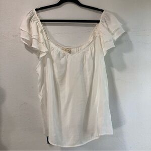 perch by blu pepper top white size:3XL